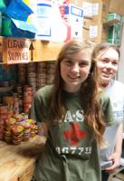 Hinsdale Humane Society's "Kitten Shower" volunteers Makalah Fryrear and Glory Jacquat of Elmhurst