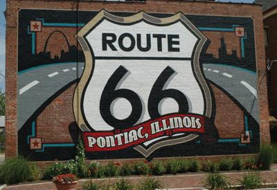 Motoring Out from Chicago on Rt 66
